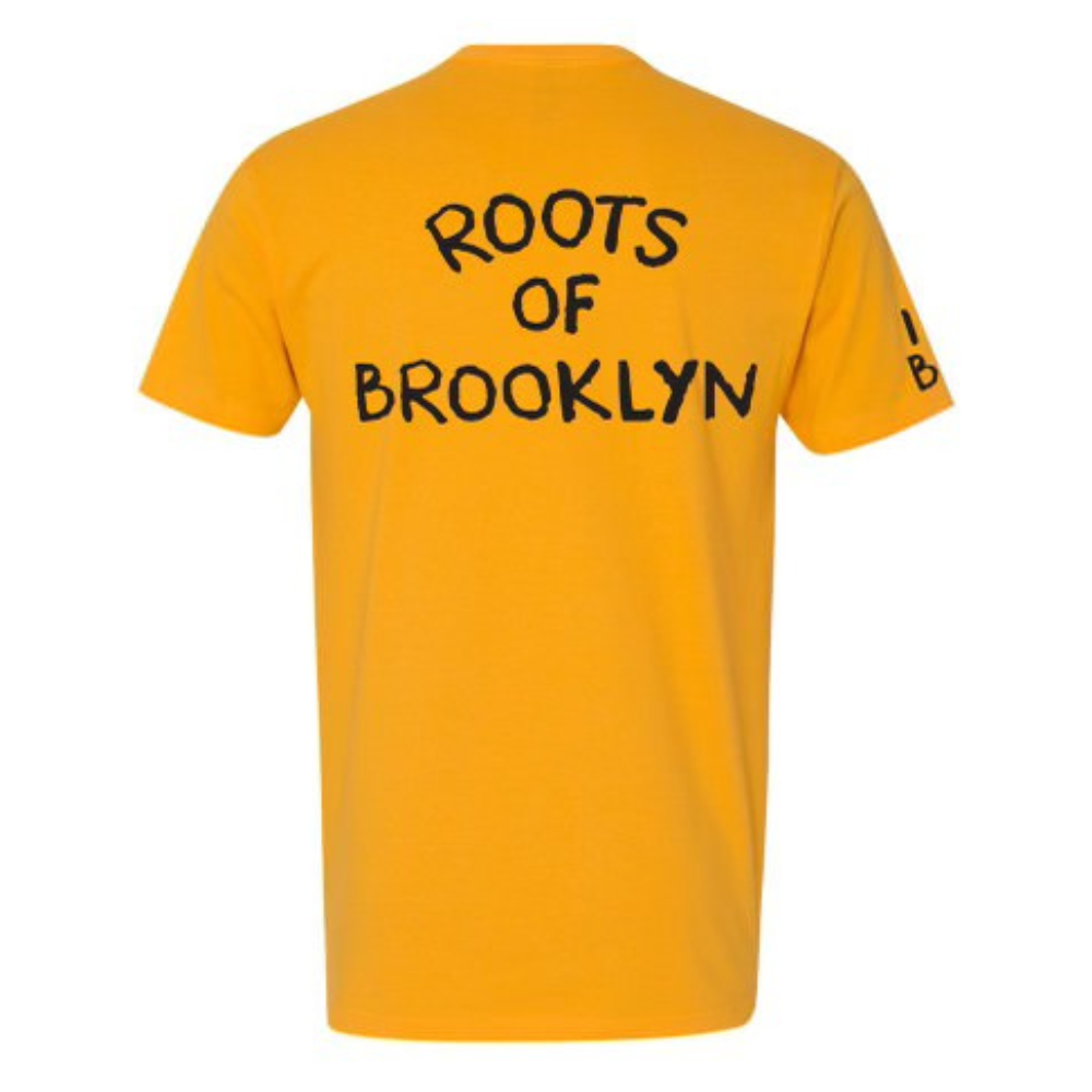 Brooklyn Library Gold Unisex T shirt