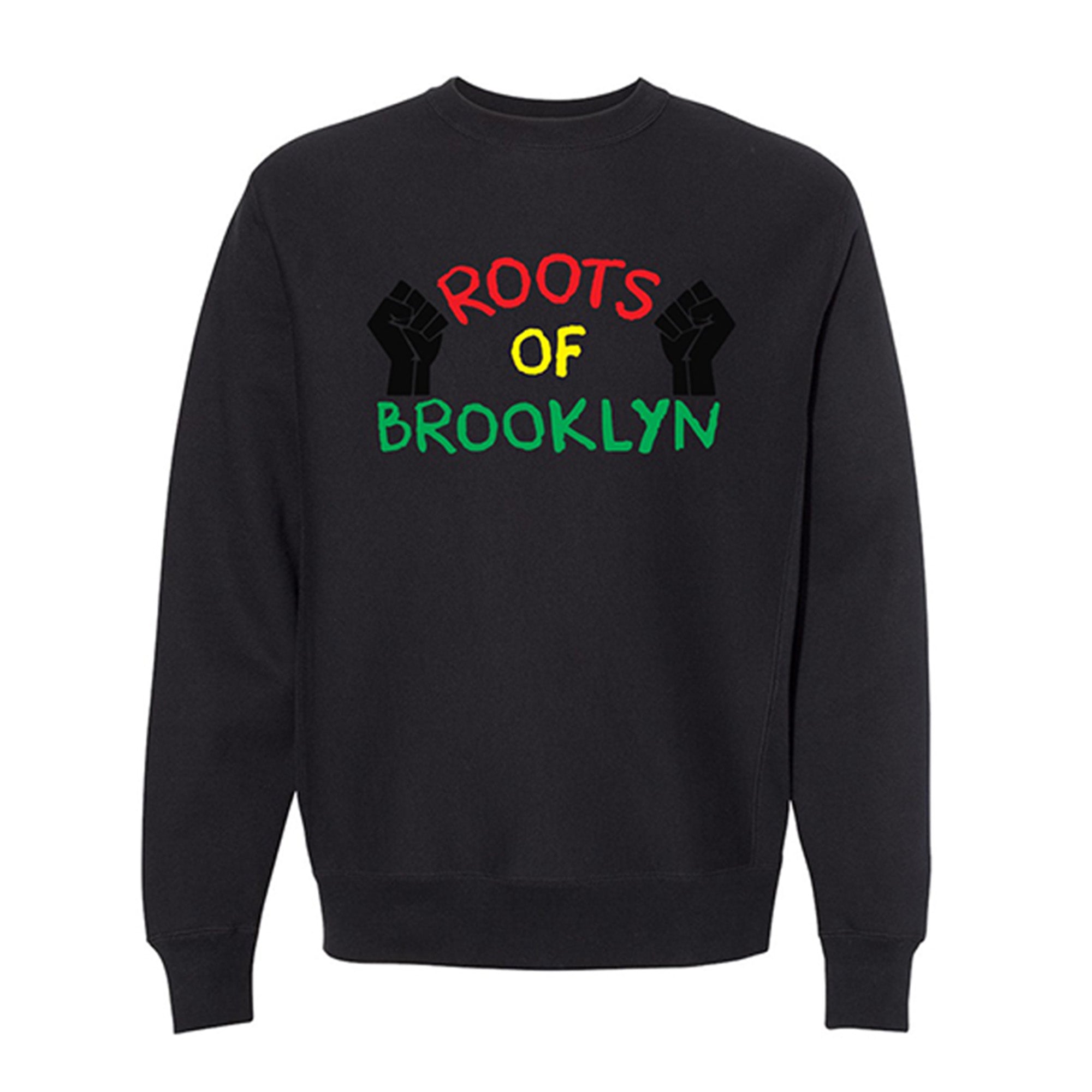 Classic Black Crew Neck sweater The Juneteenth Edition ROOTS