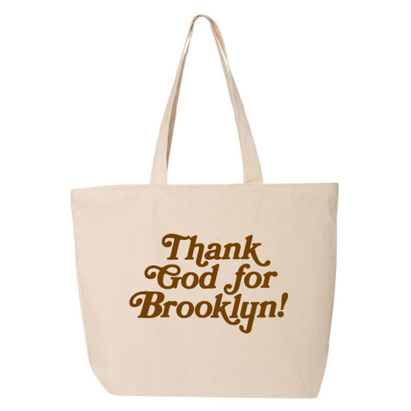 Tag&crew Brooklyn Tote Canvas Bag With Leather Handles 